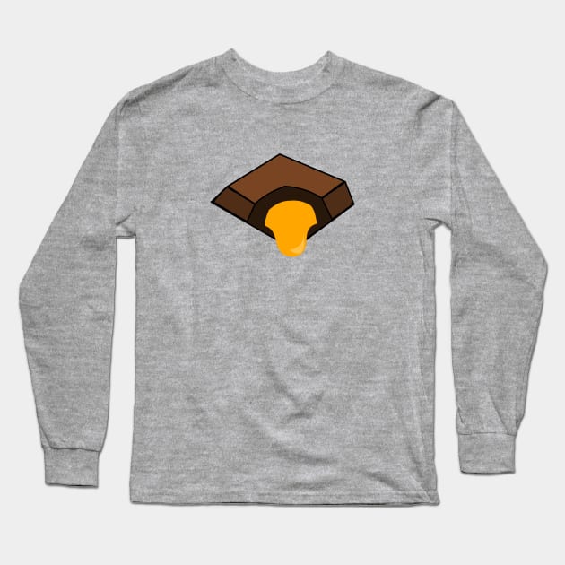 Chocolate Caramel Long Sleeve T-Shirt by traditionation